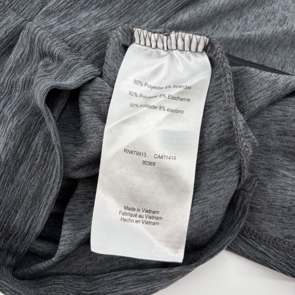 Motherhood Maternity Jacket Small Gray Ruched Zip Up Activewear Athleisure Yoga - Picture 7 of 9